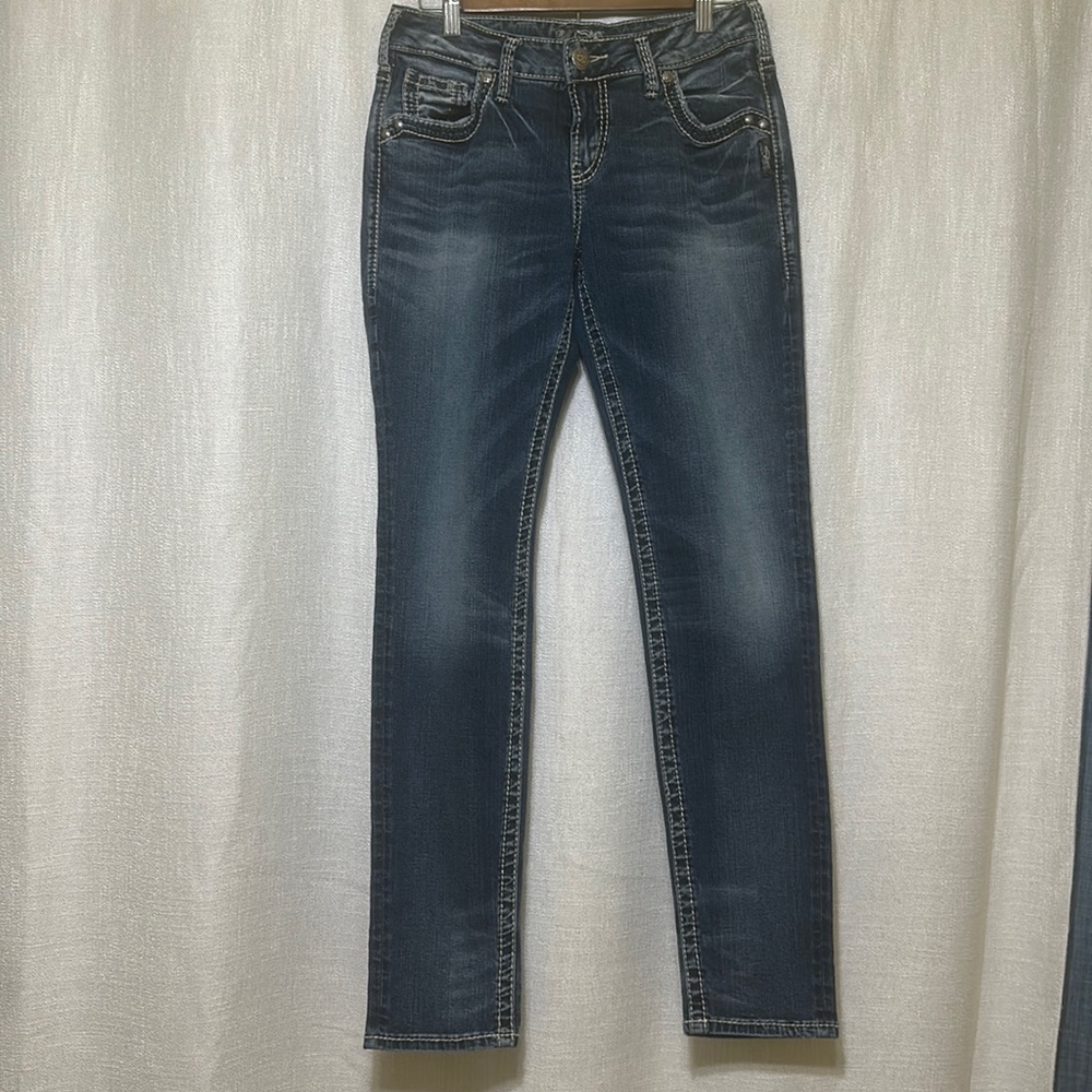 Silver jeans